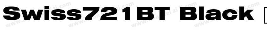 Swiss721BT Black 黑体字体转换